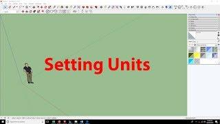 SketchUp tutorial | Setting Units for SketchUp 2017