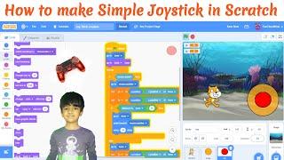 How to make simple Joystick in Scratch | Kids easy scratch tutorial