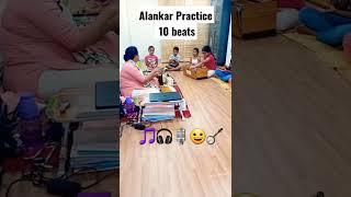 Alankar Practice in 10 beats #sursadhana #shorts #indianclassicalmusic #kidsmusic #riyaz