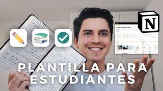 Plantilla para Estudiantes en Notion | Cronograma, entregas y apuntes ️