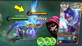 HACK CHEAT DAMAGE?? | IORI CHOU BUILD IS THE BEST CHOU BUILD EVER - MLBB