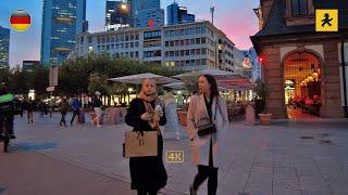 Frankfurt, Germany  | Walking along Zeil and Goethestraße | Oct 2023 | 4K