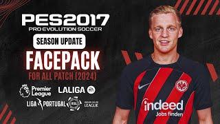 PES 2017 | New Mini FacePacK For All Patch ( UPDATE 2024 ) Download ..!!!