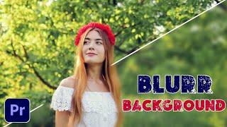 How to Make Video Background Blur in Premiere Pro me Background Blur kaise kare