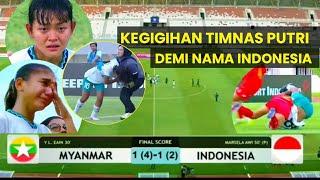 FULL PERJUANGAN DRAMATIS | Indonesia Putri vs Myanmar 1-1 (2-4) Piala AFF Putri 2023