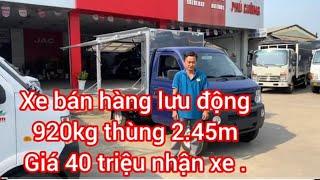 Xe Tải SRM k9 Thùng Bán Hàng Lưu Động Có Sẵn Giao Anh Chị gọi 0944750857 để biết thêm