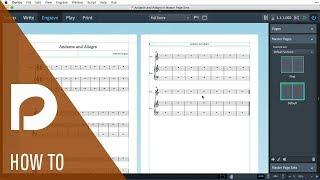 How to Use Master Page Sets | Page Layout in Dorico