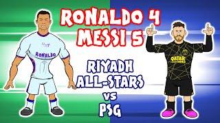 RONALDO vs MESSI: 4-5! (Riyadh All-Stars vs PSG Friendly 2023)