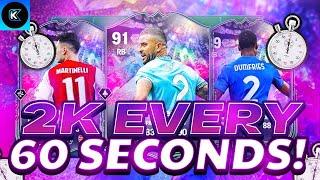 OMG! 2K EVERY 60 SECONDS EAFC 25 BEST TRADING METHOD (EA FC 25 SNIPING FILTERS & FLIPPING)