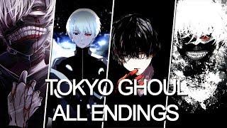 All Tokyo Ghoul Endings full (1-4)