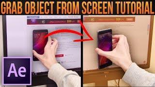 How to Grab Object from Computer Screen│Adobe After Effects Tutorial