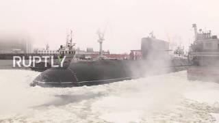 Russia  Podmoskovye nuclear submarine joins Northern Fleet in Severodvinsk