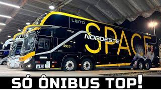 NOITE COM MUITOS ÔNIBUS NA RODOVIÁRIA DE AMERICANA | VÁRIOS ÔNIBUS DOUBLE DECKER