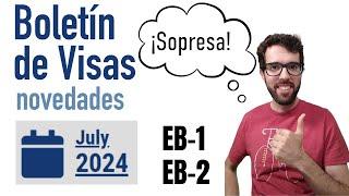 Boletín de visas JULIO 2024 - buena sorpresa!