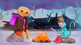 Даша и Животное - Зима (3D-Анимация)