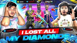 Unluckiest Player Of Free Fire Lost All His Diamonds In Luck Royale -2,00,000 | Garena Free Fire