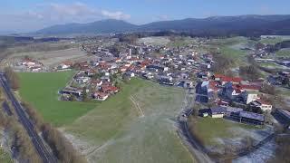 Easter morning over Drachselsried - DJI Drone World Aerial Photography