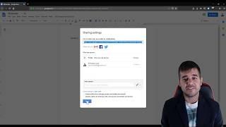 How to share and change the permissions in Google Docs