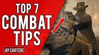 Red Dead Redemption 2 PS4 Tutorial - Top 7 Combat Tips - Get Better At Combat!