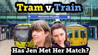 Can GLovesTrains Beat me to Piccadilly? Tram v Train - Ashton to Piccadilly