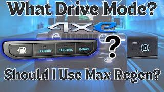 Jeep 4xe Drive Modes & Regenerative Braking Explained | Hybrid | Electric | E-Save