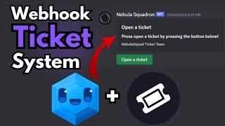 How To Make Webhook Ticket System Using Sapphire and Ticket Tool | Updated!