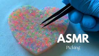 Lofi ASMR | Picking at Your Heart | Layered Sounds | Picky Pad | Close Up