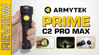 ARMYTEK PRIME C2 PRO MAX - Flagship 4000 lumens flashlight - 21700 battery & USB magnetic charging