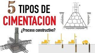 5 DISTINTOS TIPOS DE CIMENTACION * Proceso constructivo y características *