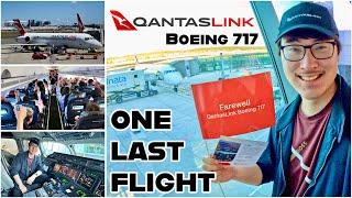 QantasLink Boeing 717 Final Flight - QF1511 Sydney to Canberra