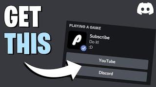 GET *CUSTOM* DISCORD RICH PRESENCE *WITH BUTTONS* FOR FREE [NO WATERMARK] (2022)