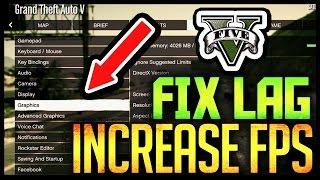 How to Fix GTA 5 PC Lag Tutorial - INCREASE YOUR FPS!::