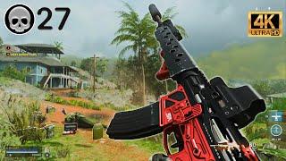 Warzone Solo Win Gameplay 27 Kill M4A1 (No Commentary)