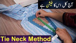 Overlape neck design Cutting and Stitching method || Neck design Cutting method by fari ideas