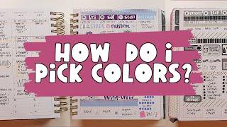 MY PROCESS FOR PICKING A PLANNER COLOR PALETTE