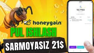 21$ Sarmoyasiz Pul ishlash Honeygain #internetda pul ishlash