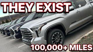 100,000 Miles+ New Generation Toyota Tundra Trucks DO EXIST!