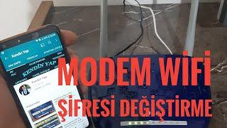 MODEM KABLOSUZ AĞ ŞİFRESİ NASIL DEĞİŞTİRİLİR.WİFİ ŞİFRESİ DEĞİŞTİRME (TP LİNK)