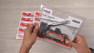 gk nyampe 50rb, nyobain stapler manual murah - KODENKI KDK-GTM923 GUN TACKER STAPLER TEMBAK