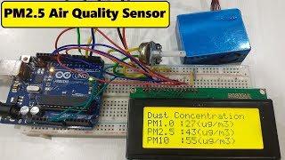 PM2.5 Air Quality/Dust Sensor & Arduino Interfacing tutorial with PMS5003