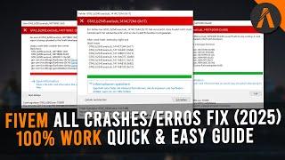 How To Fix FiveM All Crashes & Errors in 2025 | GTA5_b2699.exe!sub_1407ED3F4 Error | GTA V