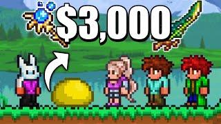 Terraria $3,000 Race, But Enemies Drop Random Items..