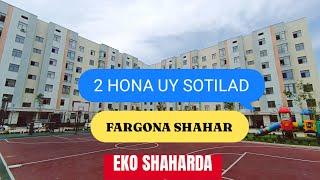 FARGONA SHAHAR EKO SHAHARDA 2 HONALIK UY 87 KVA METR ZUDLIK BLAN SOTILAD +998913271800