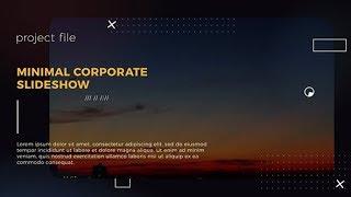 Minimal Corporate Slideshow (After Effects template)