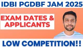 IDBI PGDBF JAM 2025 Exam Date & Total Registrations | Banker Couple