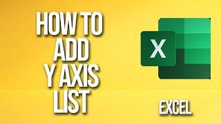 How To Add Y Axis Label Excel Tutorial