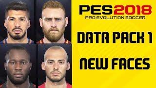 PES 2018 DATA PACK 1 NEW FACES!