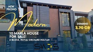 Modern 10 Marla Luxury House for Sale in Royal Orchard, Multan | Demand: 3.70 Cr