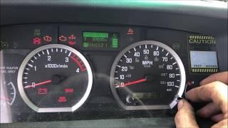 Isuzu NPR Service Interval Reset Procedure Video