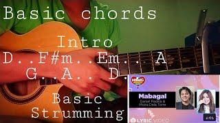 #Danielmoiramabagal Mabagal  by Daniel Padilla and moira dela tore,guitar chords  ,guitar  tutorial